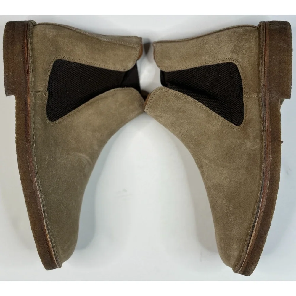 Astorflex Men's Handmade Bitflex‎ Brown Suede Chelsea Boots Size EU 42 - US 9